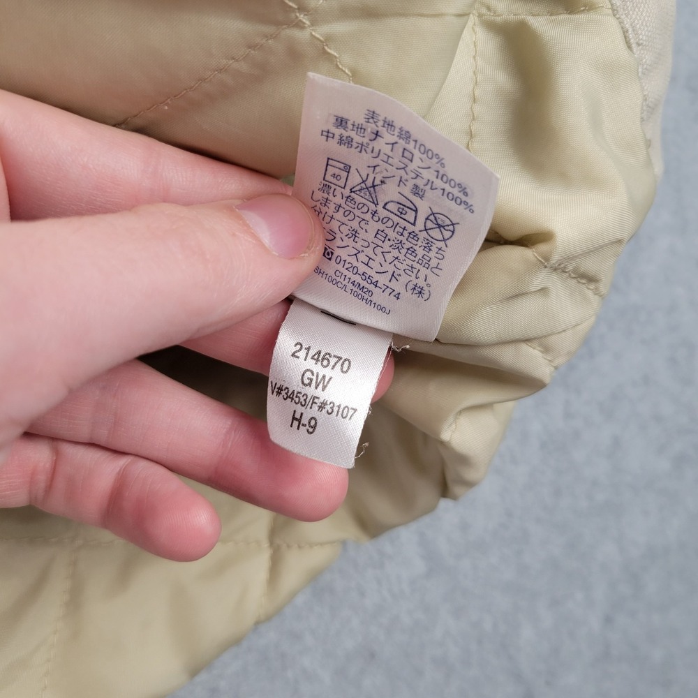 Lands End Canvas Chore Coat Corduroy Collar Button Front Womens‎ XL 18-20 Tan - Picture 7 of 16
